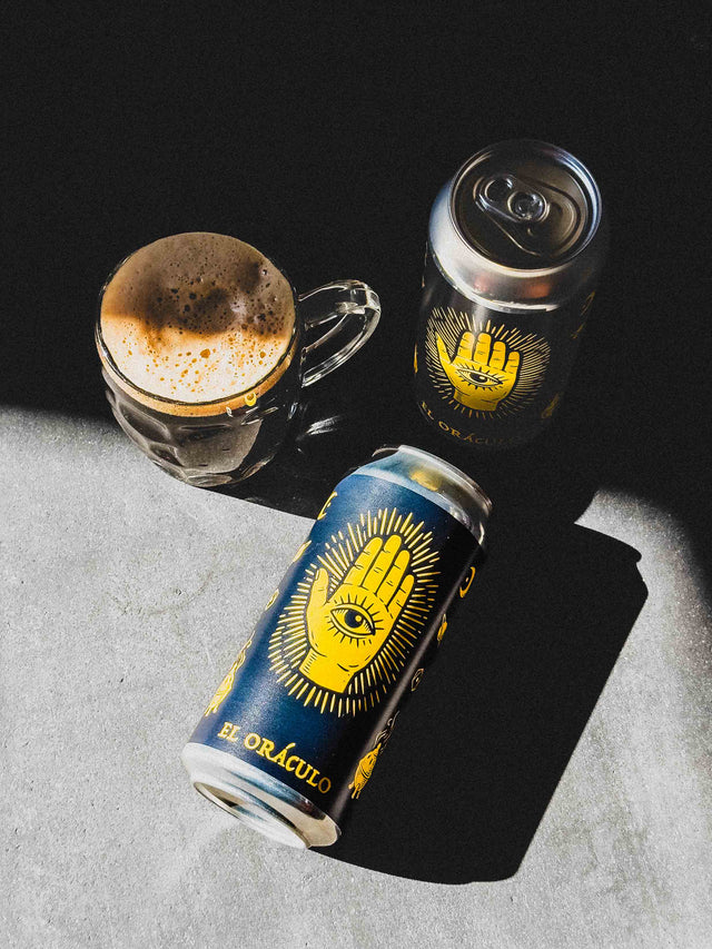 EL ORÁCULO - Imperial Stout con Café de Colombia y Madera de Amburana Maceradas en Ron - Cerveza SanFrutos