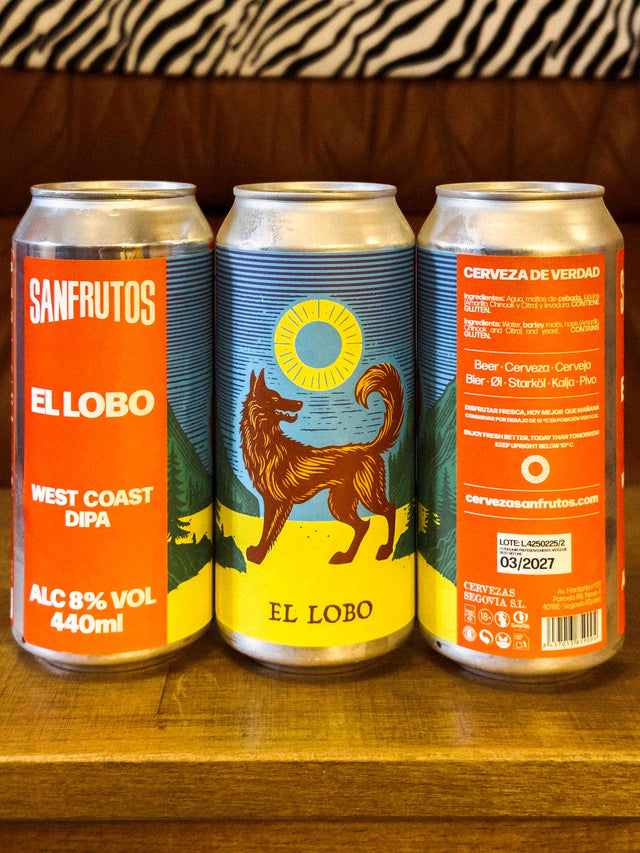 EL LOBO - West Coast DIPA - Cerveza SanFrutos