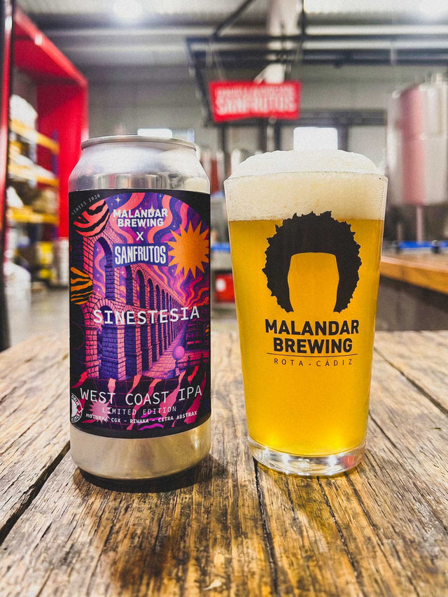 SINESTESIA - West Coast IPA (collab. Malandar) - Cerveza SanFrutos