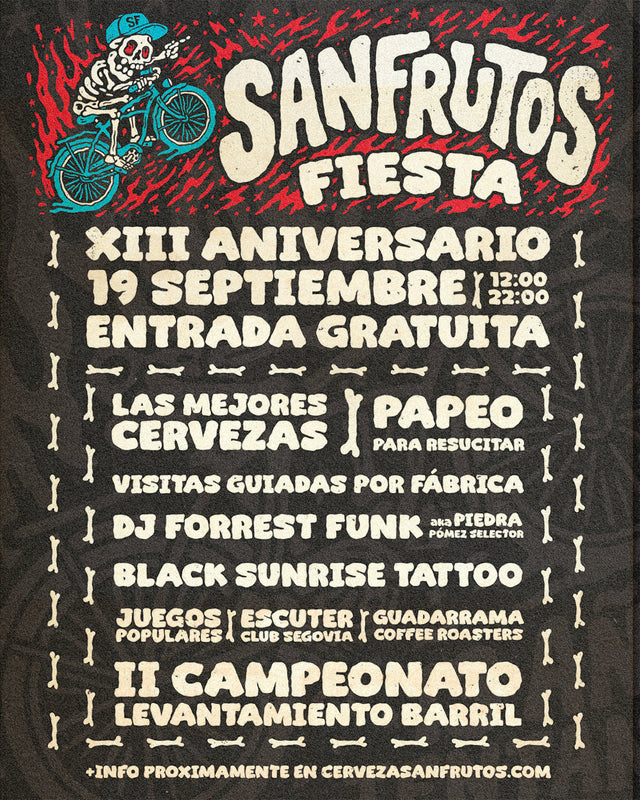 Celebramos 13 años de Cerveza SanFrutos