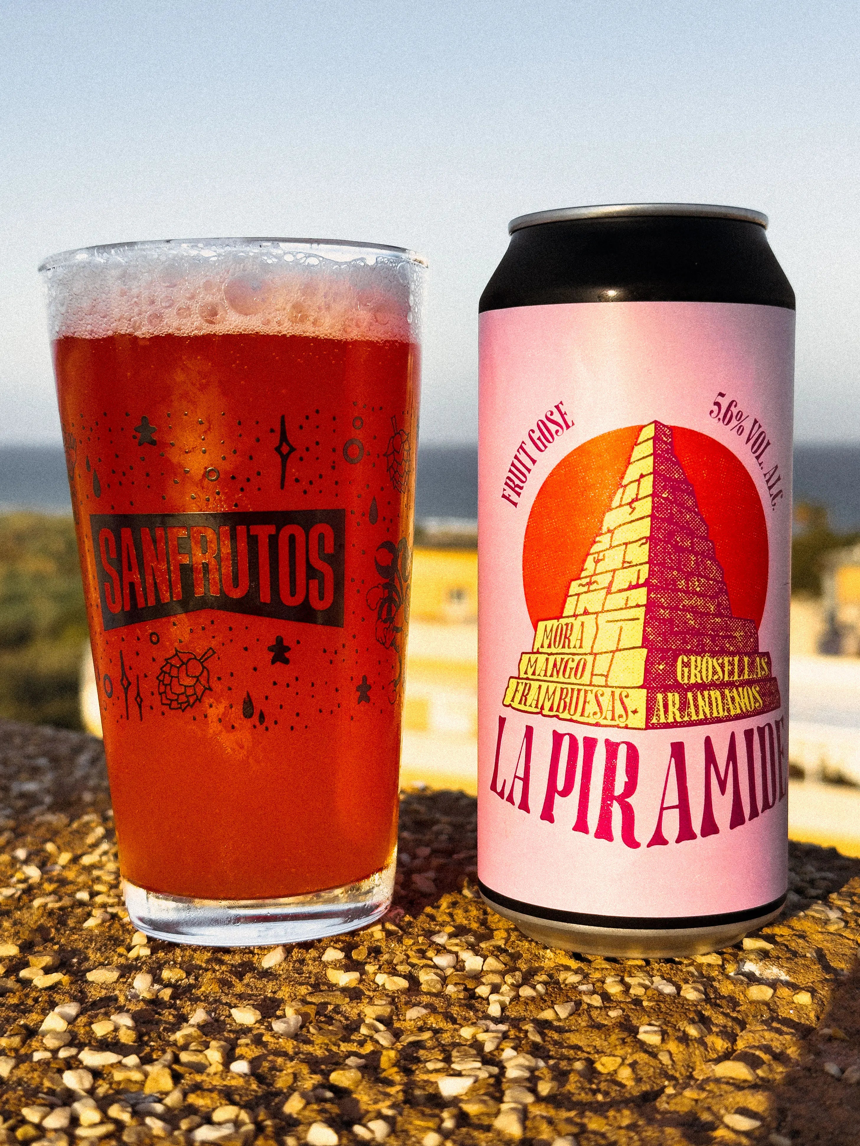 LA PIRÁMNIDE - Fruit Gose - Cerveza SanFrutos - Cerveza SanFrutos