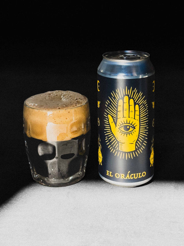 EL ORÁCULO - Imperial Stout con Café de Colombia y Madera de Amburana Maceradas en Ron - Cerveza SanFrutos