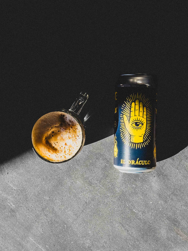 EL ORÁCULO - Imperial Stout con Café de Colombia y Madera de Amburana Maceradas en Ron - Cerveza SanFrutos