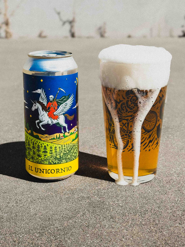 EL UNICORNIO - West Coast DIPA con Terpenos Cannábicos - Cerveza SanFrutos