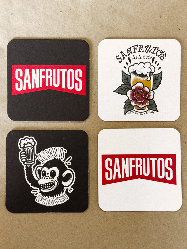 PACK POSAVASOS SANFRUTOS - Cerveza SanFrutos